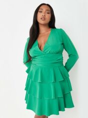 Акція на Сукня коротка літня жіноча Missguided PSX13130 50 Зелена від Rozetka