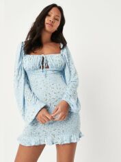 Акція на Сукня коротка літня жіноча Missguided D1004337 44 Блакитна від Rozetka
