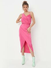 Акция на Сукня міді жіноча літня Missguided WXY9211526 38 Рожева от Rozetka