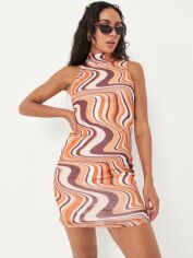 Акція на Сукня коротка літня жіноча Missguided D1005223 40 Помаранчева від Rozetka