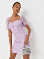 Акція на Сукня вечірня коротка літня жіноча Missguided YX9212242 36 Бузкова від Rozetka