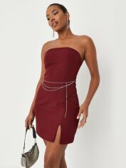 Акція на Сукня коротка літня жіноча Missguided YX9212284 38 Бордова від Rozetka
