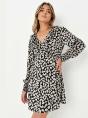 Акція на Сукня на запах коротка літня жіноча Missguided D1001554 38 Чорна від Rozetka