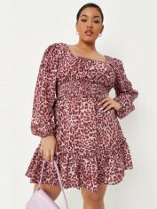 Акція на Сукня коротка осіння жіноча Missguided VX4790065 52 Різнокольорова від Rozetka