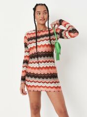 Акція на Сукня в'язана коротка осіння жіноча Missguided D1003479 36 Різнокольорова від Rozetka