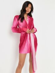 Акция на Сукня-сорочка міні літня жіноча Missguided D1005060 34 Рожева от Rozetka