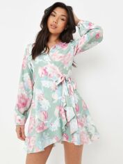 Акція на Сукня на запах коротка літня жіноча Missguided D1003421 32 М'ята від Rozetka