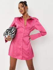 Акція на Сукня-сорочка міні літня жіноча Missguided DD931161 36 Рожева від Rozetka