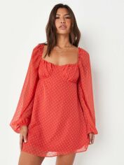 Акція на Сукня коротка літня жіноча Missguided D1004927 38 Червона від Rozetka