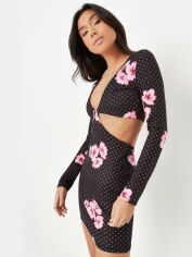 Акция на Сукня коротка літня жіноча Missguided D1003566 42 Чорна от Rozetka