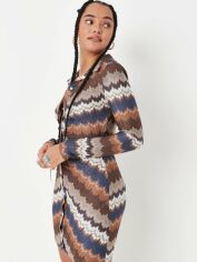 Акція на Сукня-сорочка коротка жіноча Missguided D1003469 36 Різнокольорова від Rozetka