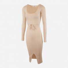 Акція на Плаття-футболка міді жіноче Missguided WXK2231438 42 Бежева від Rozetka