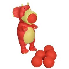 Акція на Іграшка Squeeze Popper Стріляюче звірятко Діно (54361) від Будинок іграшок