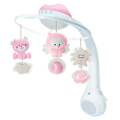 Акция на Музичний мобіль Infantino 3 в 1 із проектором рожевий (004914I) от Будинок іграшок