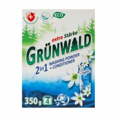 Акція на Пральний порошок Grunwald Універсальний 2в1, 4 цикли прання, 350 г від Eva