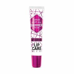 Акция на Бальзам для губ Floslek Lip Care Shimmer Metalic Pink із шиммером, 10 г от Eva