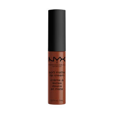 Акція на Рідка матова помада для губ NYX Professional Makeup Soft Matte Lip Cream 23 Berlin, 8 мл від Eva