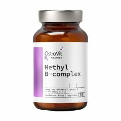 Акция на Дієтична добавка вітамінний комплекс в капсулах OstroVit Pharma Methyl B-Complex, 30 шт от Eva