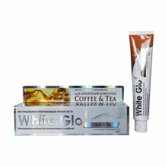 Акція на Екстрасильна відбілювальна зубна паста White Glo для любителів кави та чаю, 100 г від Eva