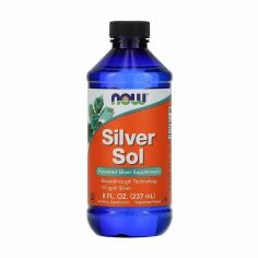 Акція на Дієтична добавка NOW Foods Silver Sol Колоїдне срібло, 237 мл від Eva