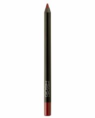 Акція на Водостійкий олівець для губ GOSH Velvet Touch Waterproof Lipliner 003 Cardinal Red, 1.2 г від Eva