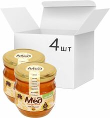 Акція на Упаковка меду натурального Мед Поділля Липовий 250 г х 4 шт. від Rozetka