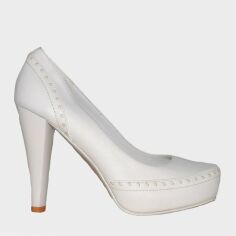 Акція на Жіночі туфлі L&P RE375-D03 36 23 см Білі від Rozetka