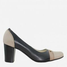 Акция на Жіночі туфлі зі шкіри Mane Shoes RM-954 37 23.5 см Чорні от Rozetka