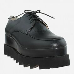 Акция на Жіночі туфлі зі шкіри Favi RF32185 37 23.5 см Чорні от Rozetka