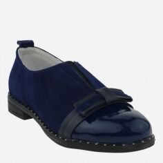Акция на Жіночі туфлі Classic Style R598-11 37 24 см Сині от Rozetka