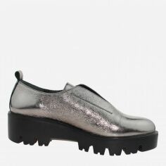 Акция на Жіночі туфлі зі шкіри Goover G2601.20 37 23.5 см Сріблясті от Rozetka