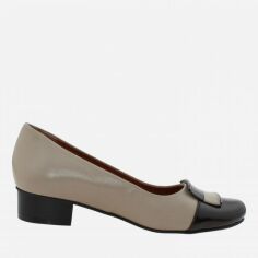 Акція на Жіночі туфлі зі шкіри ROSS Rs9947-1 37 23.5 см Латте від Rozetka