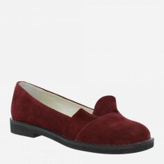 Акція на Жіночі лофери Classic Style R6055-11 37 23.5 см Бордові від Rozetka