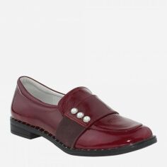 Акція на Жіночі лофери Classic Style R730-1 37 23.5 см Бордові від Rozetka