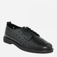 Акція на Жіночі туфлі зі шкіри Classic Style RC2003-1 36 (22.5 см) Чорні від Rozetka