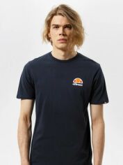 Акція на Футболка бавовняна довга чоловіча Ellesse Canaletto Tee SHS04548-429 L Темно-синя від Rozetka