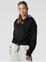 Акция на Худі тепле жіноче New Balance Relentless Perf Fleece WT13175BK M Чорне от Rozetka