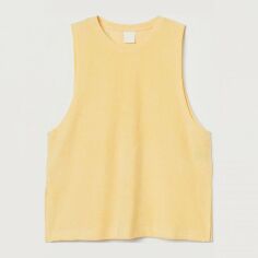Акція на Топ жіночий H&M 0989892 L Жовтий від Rozetka