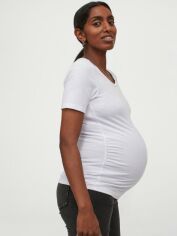 Акція на Футболка для вагітних довга жіноча H&M 0851936 S Біла від Rozetka