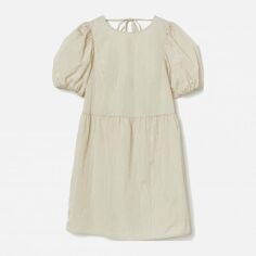 Акція на Сукня коротка літня жіноча H&M Divided 0957880 XS Бежева від Rozetka