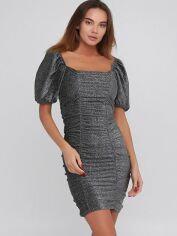 Акція на Сукня вечірня коротка літня жіноча H&M Divided 0921447 XS Сіра від Rozetka