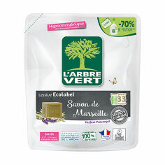 Акція на Рідкий засіб для прання L'Arbre Vert Марсельське мило, 33 цикли прання, 1.5 л (запасний блок) від Eva