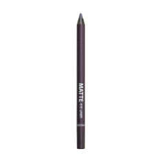 Акція на Матовий олівець для очей GOSH Matte Eye Liner 010 Black Violet, 1.2 г від Eva