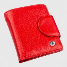 Акція на Жіночий гаманець шкіряний ST Leather Accessories 18923 Червоний від Rozetka