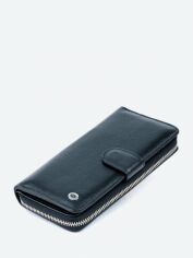 Акція на Гаманець шкіряний ST Leather Accessories 19300 Чорний від Rozetka