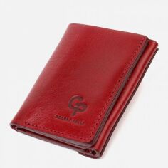 Акція на Шкіряний гаманець Grande Pelle leather-16788 Бордовий від Rozetka