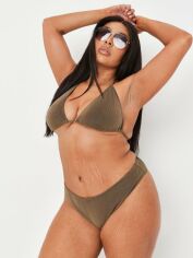Акція на Нижня частина купальника жіноча Missguided PSSW100427 46 Хакі від Rozetka