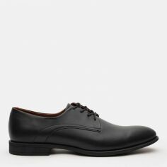 Акція на Чоловічі дербі Prime Shoes 486 Black Leather 01-486-10110 45 29.5 см Чорні від Rozetka