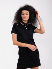 Акция на Сукня-футболка міні літня жіноча RADDER 442155-010 XS Чорна от Rozetka