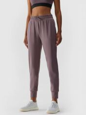 Акция на Спортивні штани жіночі 4F Trousers Fnk F352 4FAW23TFTRF352-82S S Коричневі от Rozetka